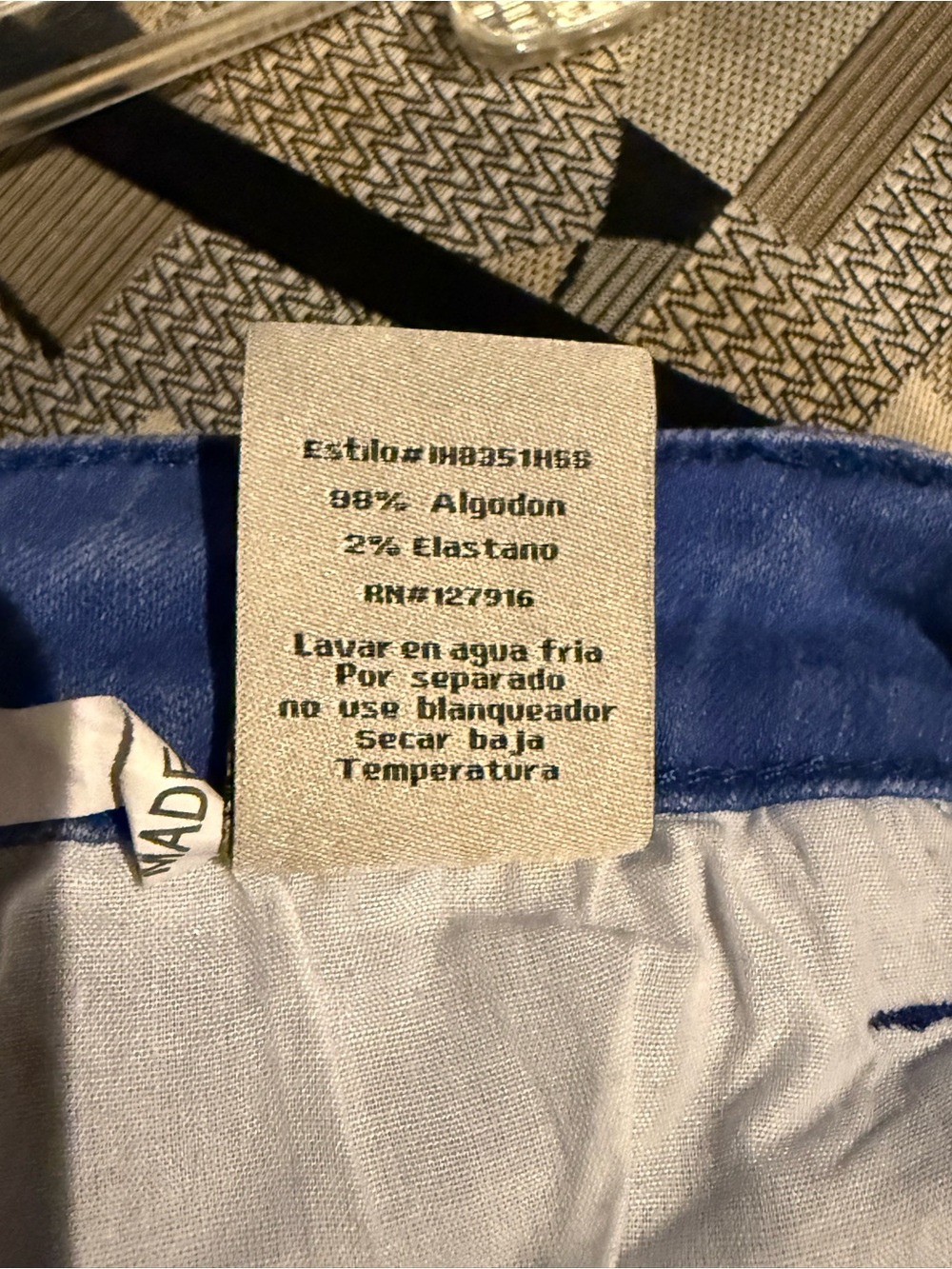 Women’s Distressed Blue Ripped Jeans - Picture 7 of 8